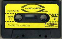 Tape 15 - Character Analysis (Side 2)